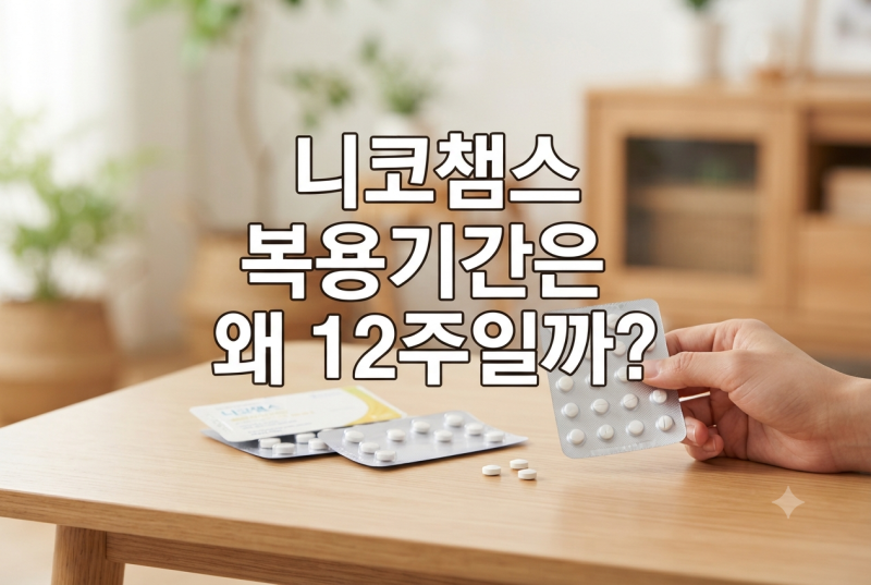 금연약 니코챔스 얼마나 먹어야 할까? 12주 복용기간과 중단 후 실제 후기