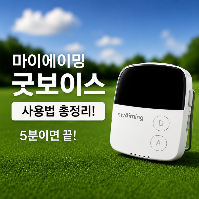 마이에이밍 굿보이스 사용법 총정리