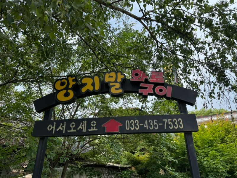 홍천 맛집 양지말 화로구이, 메밀촌 막국수