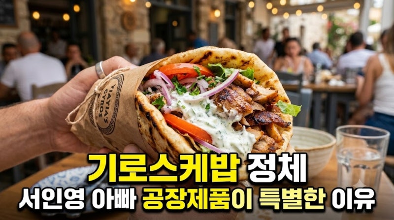 기로스케밥 정체와 서인영 아빠 공장 제품이 특별한 이유