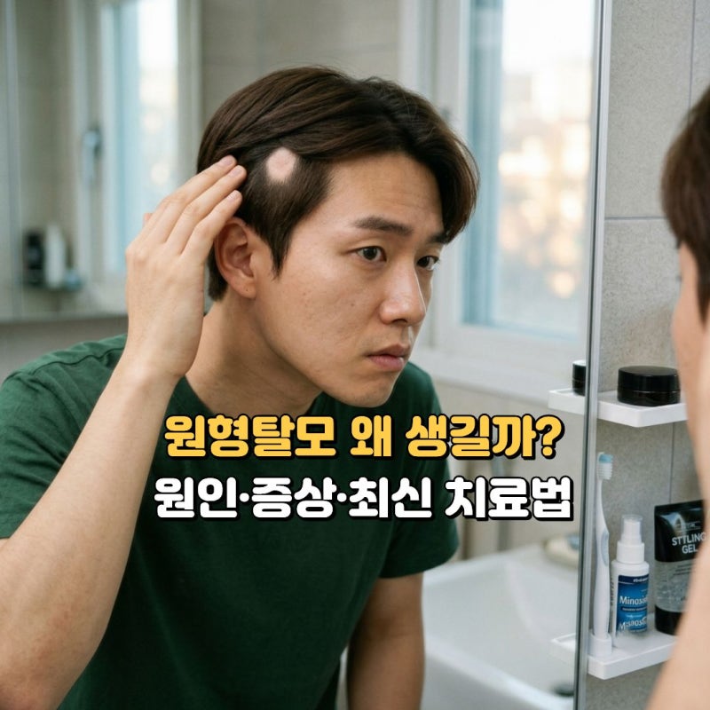 원형탈모, 방치하면 안 되는 이유 (원인·증상·치료법 총정리)