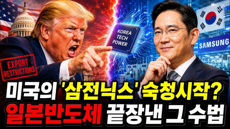40년 전 일본 반도체를 박살 낸 미국의 ‘그 수법’, 이번엔 삼전닉스를 겨누고 있다