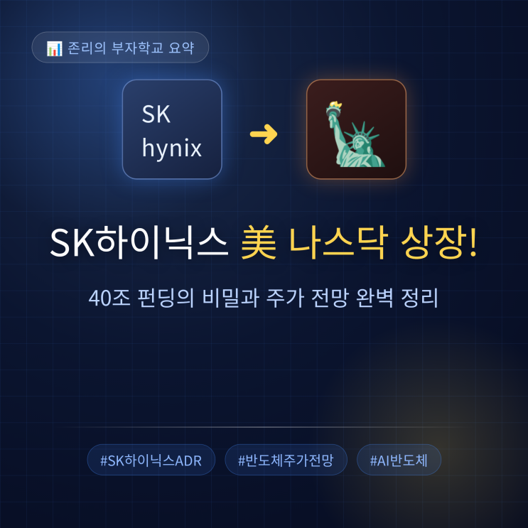 SK<b>하이닉스</b> 미국 나스닥 상장(<b>ADR</b>), 이거 하나면 완벽 정리 끝!