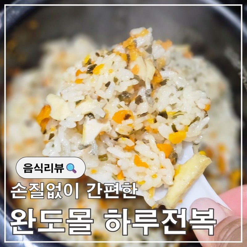 완도몰 하루전복으로 손질없이 만든 초간단 전기밥솥 전복밥 레시피