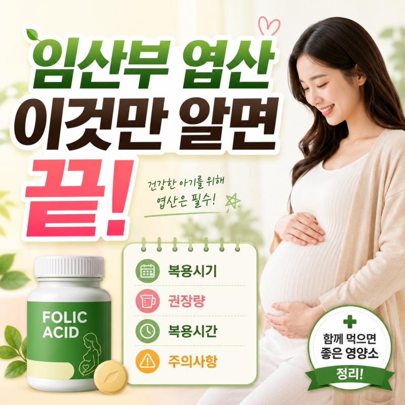 임산부 엽산 이것만 알면 끝! 복용시기 권장량 복용시간 주의사항 및 함께 먹으면 좋은 영양....
