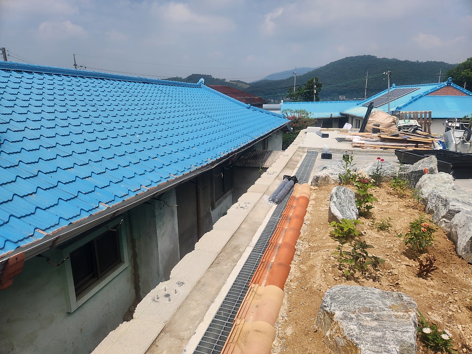 충남 천안휀스 신축 전원주택 안전을 위한 보리수 휀스 설치 완료