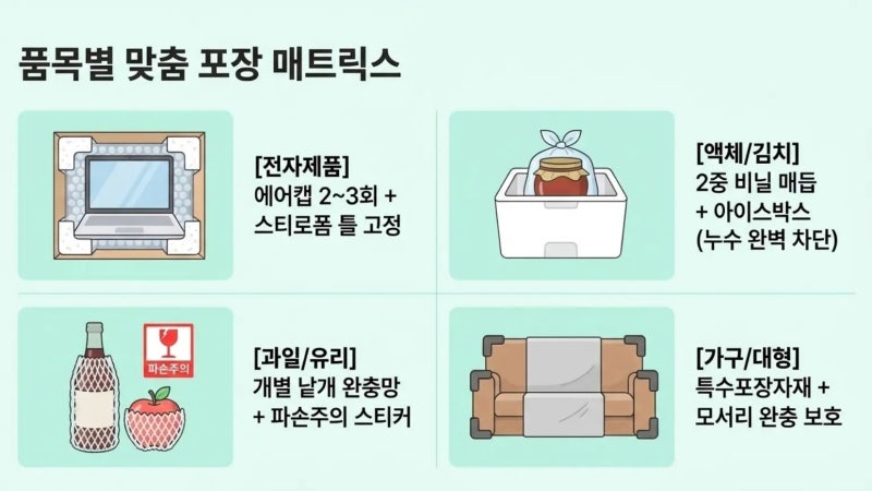 2026년 고속버스 수화물・택배(제로데이) 취급 금지 품목 및 포장, 아이스박스 규정