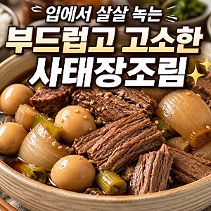 부드러운 사태장조림 레시피 성장기 아기반찬