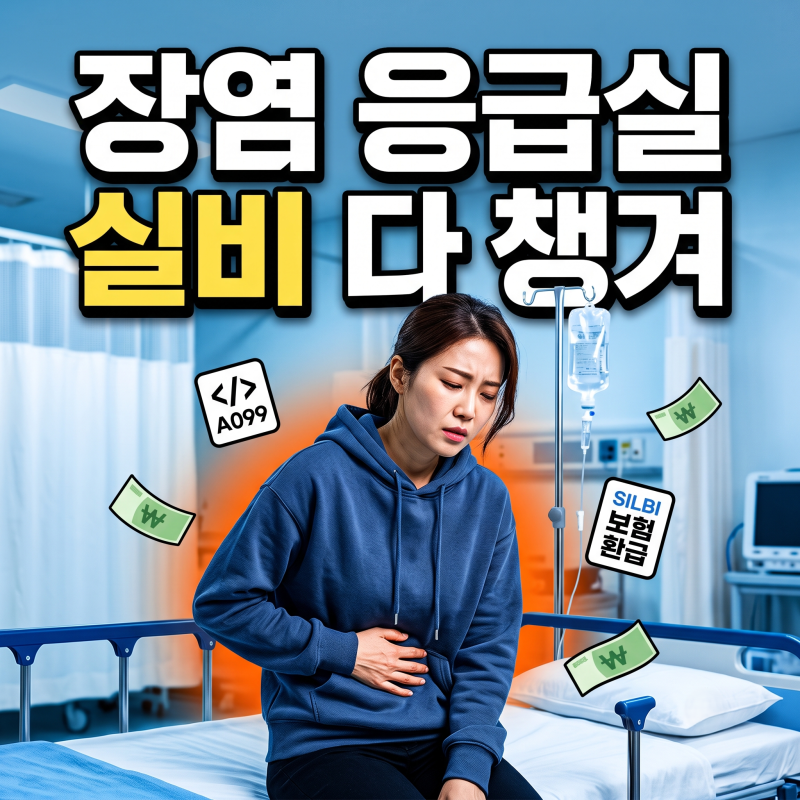 A099 질병코드, 장염 실비 얼마나 돌려받나요?