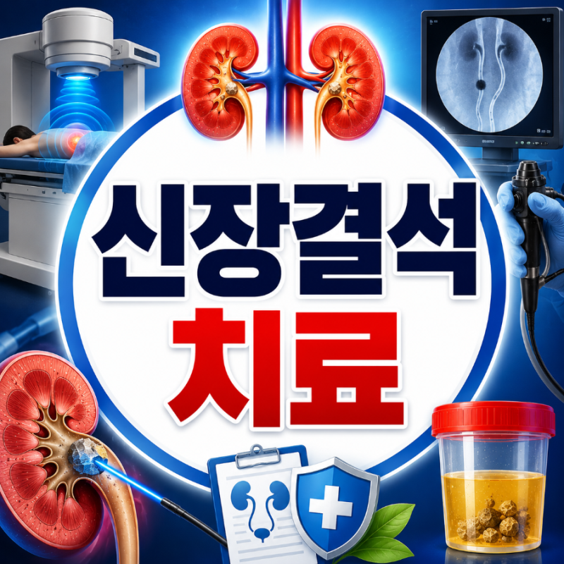 신장결석 치료 방법 총정리! 자연 배출부터 체외충격파·수술까지