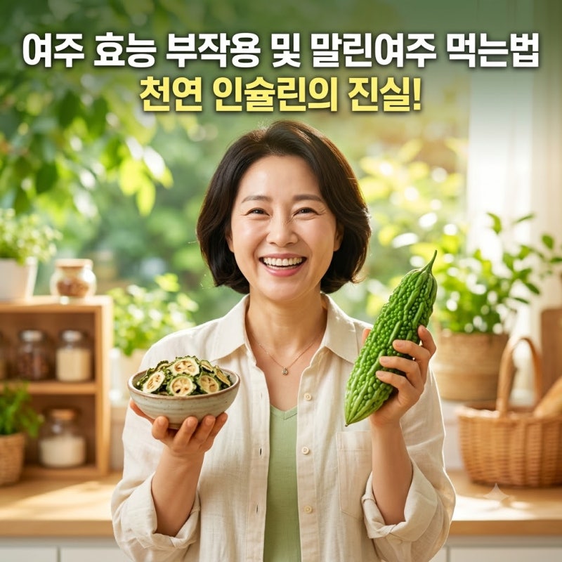 여주효능 부작용 및 말린여주 먹는법, 천연 인슐린의 진실!