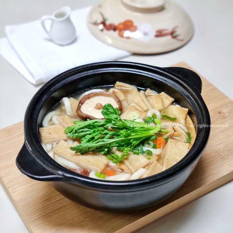 초간단 어묵우동 만들기 맛있는 우동국물 레시피