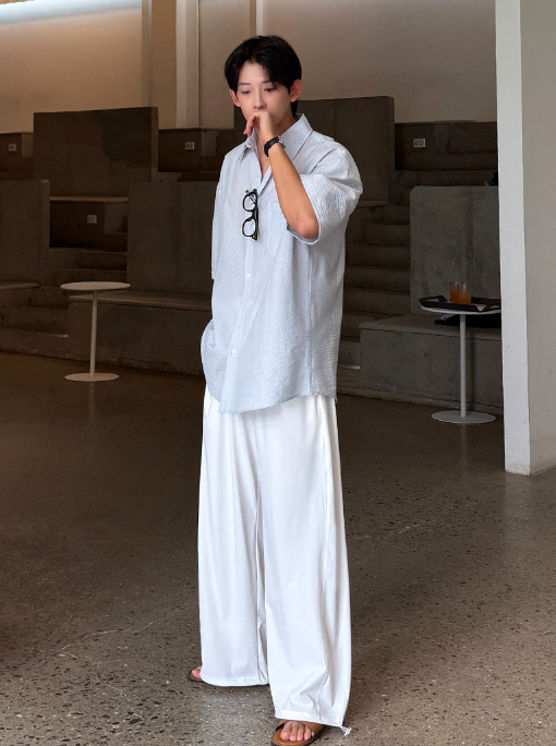 "요즘 왜 청바지 안 입냐고 묻더라" 매일 운전하는 30대 남성이 여름 내내 찾는 냉감 와이드 ....