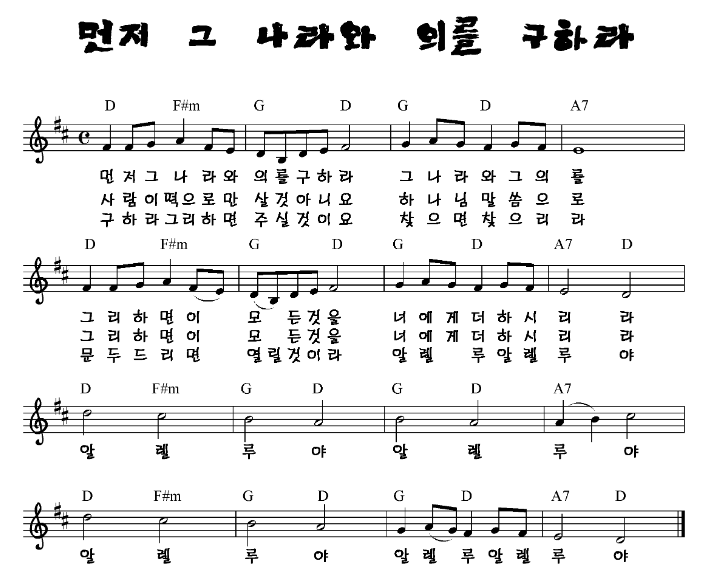 [D코드 찬양] 먼저 그 나라와 의를 구하라 (콘티/가사/해석/성경 암송 찬양/무료악보/마태복음....