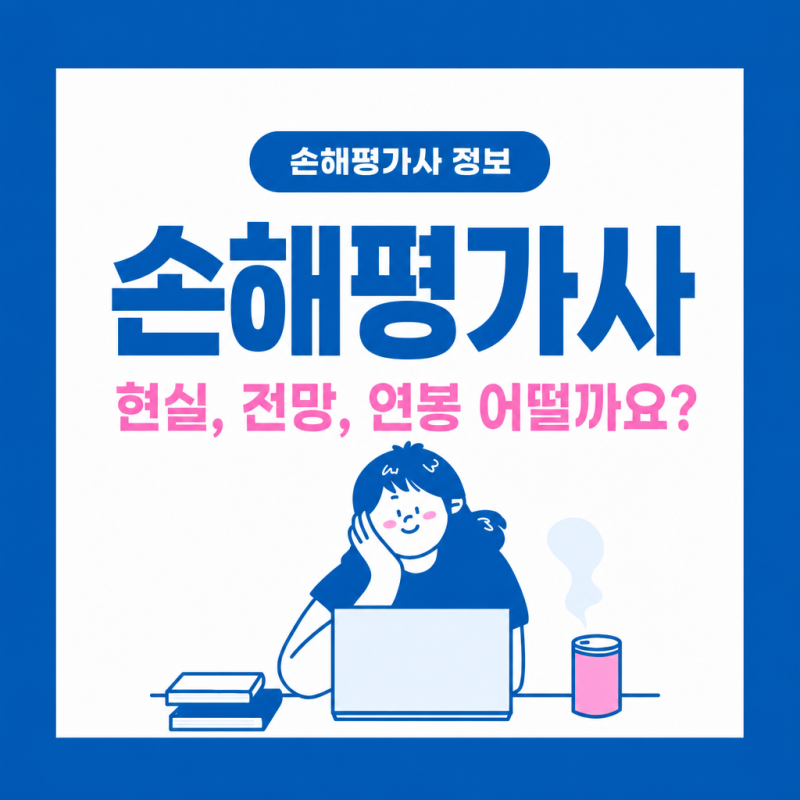 손해평가사 현실, 전망, 연봉 어떨까요?
