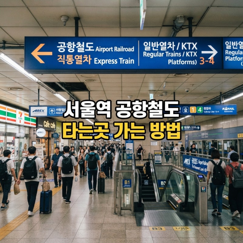 김포공항 공항철도 이용 가이드, 서울역에서 가장 빠르게 가는 법