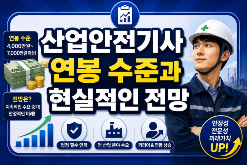 산업안전기사 연봉 수준과 현실적인 전망, 취업 팁 총정리