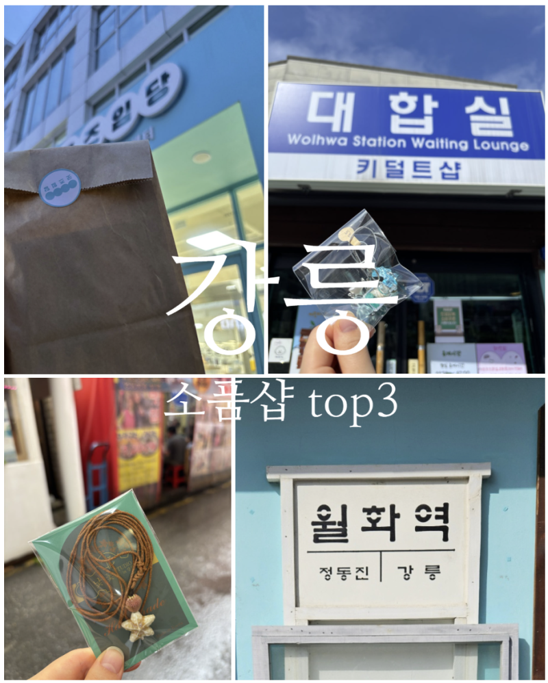 강릉 월화 거리 소품샵 추천 top3