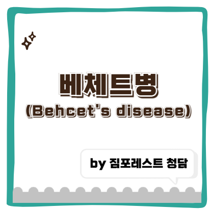 청담pt 자꾸 입안이 헐고 눈이 충혈된다면? 희귀난치성 혈관염 베체트병 증상과 관리 가이드