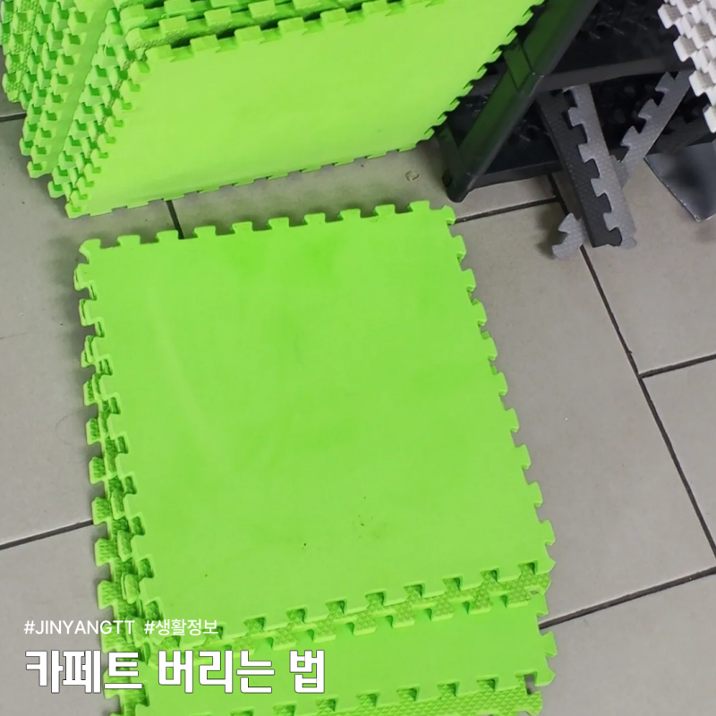 카페트 버리는 법, 이렇게만 따라 하세요