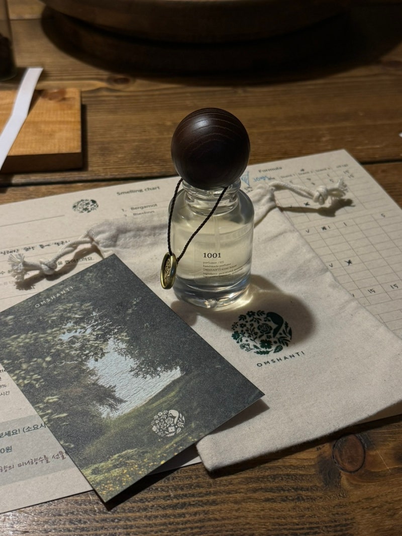 Recommended Indoor Date in Changwon: Om Shanti Perfume Making One-Day Class