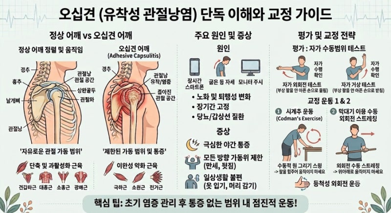 오십견(유착성 관절낭염, Adhesive Capsulitis)이란?