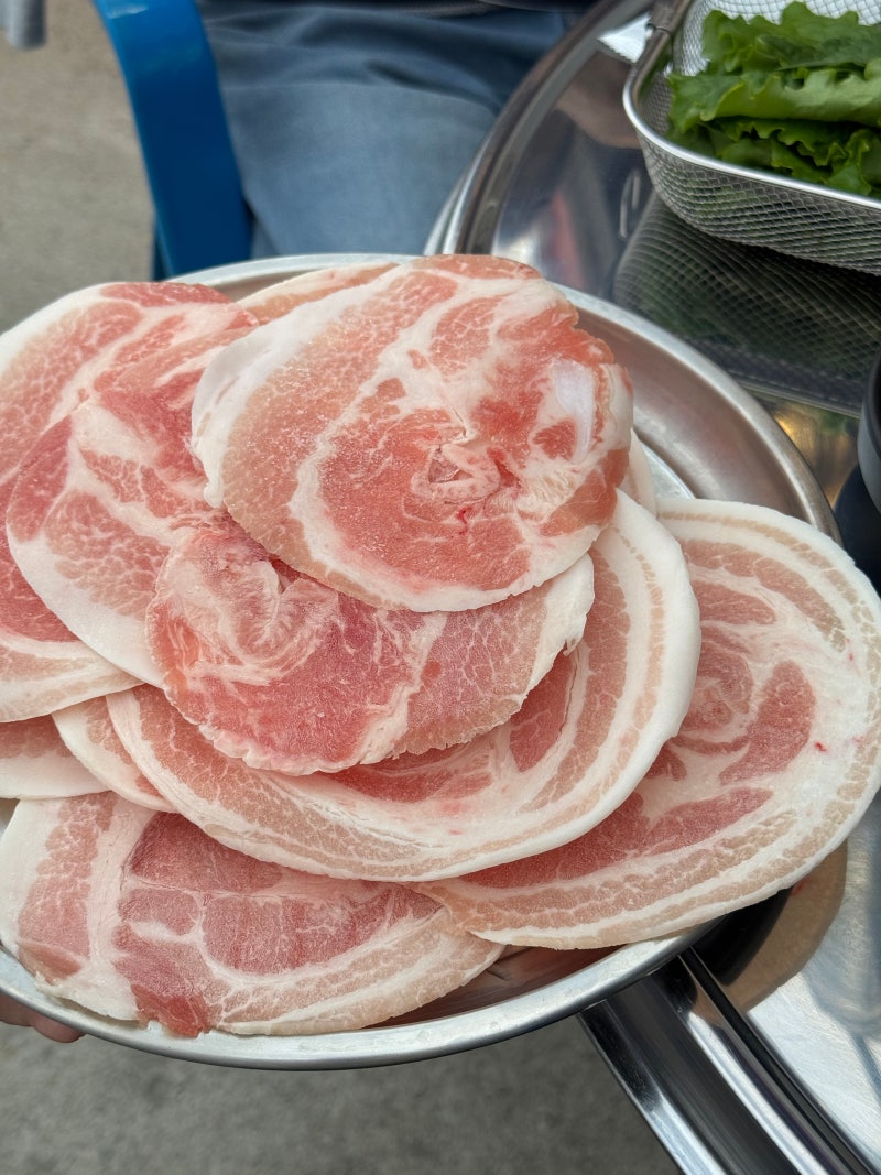[양양] 낙산해수욕장 야장 맛집 경서네 삼겹살