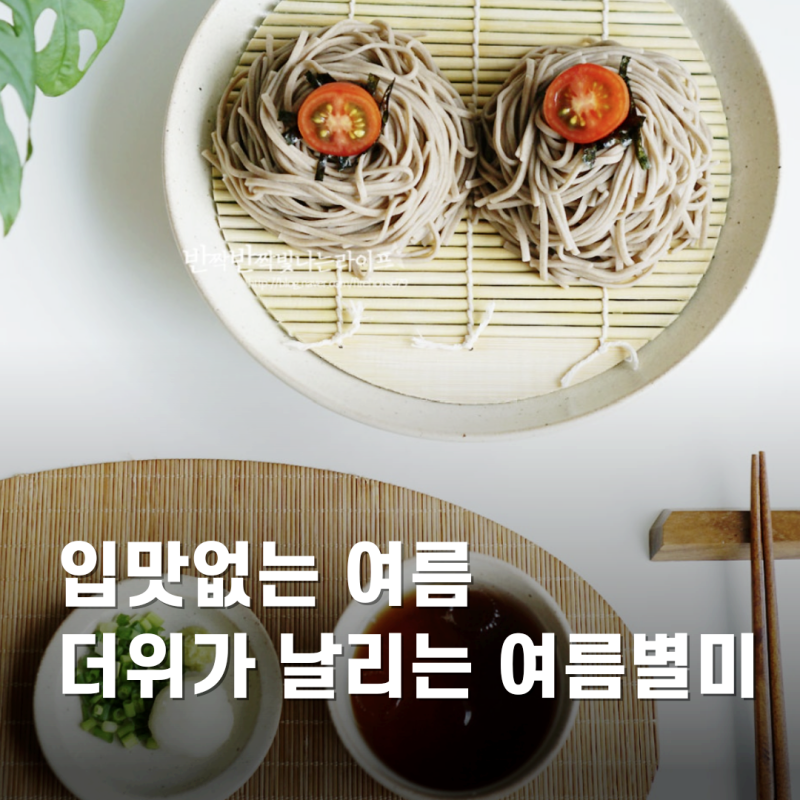 집에서도 시원하게 ! 여름 별미 메밀소바 만드는법