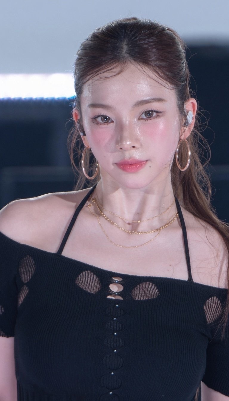 팬들도 못알아볼뻔... 오늘자 화장법 바뀐듯한 카리나