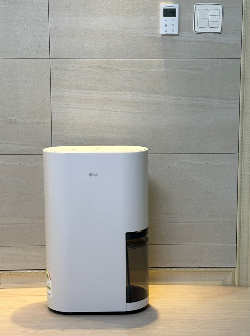 LG 휘센 오브제 컬렉션 제습기 21L 카밍베이지(DQ214MEGA), 한 달 사용 후기(+최대 할인 가격, 전기....