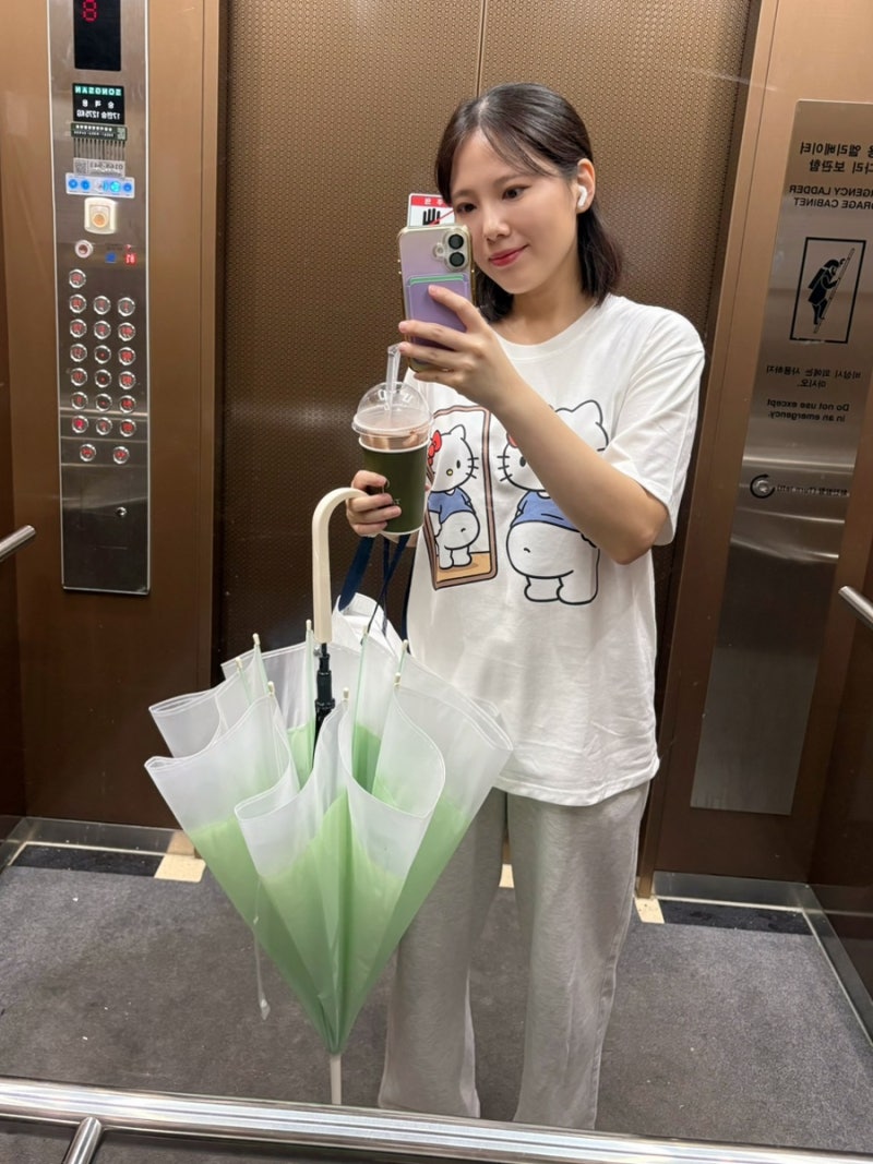 다이슝 배부른 헬로키티 반팔 티셔츠 | 임산부 여름옷 후기 사이즈