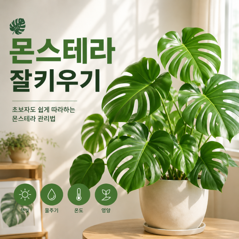 초보도 신엽이 쭉쭉~ 몬스테라 키우기 완벽 가이드 총정리!