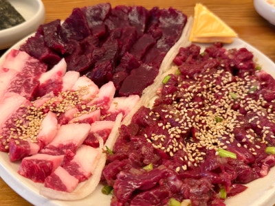 대구 중구 유쾌한 뭉티기 동성로 맛집 육회 차돌 사시미 찐 후기