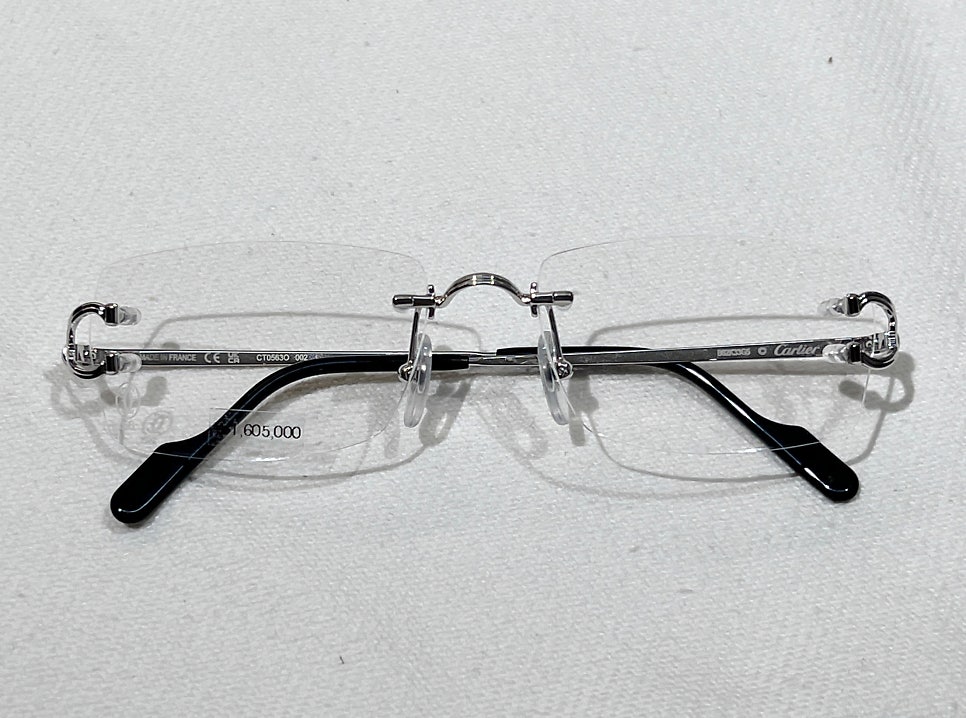 까르띠에 무테 안경 종류 4가지 │ct0593 ct0563 ct0487 ct0511(산토스 라인)