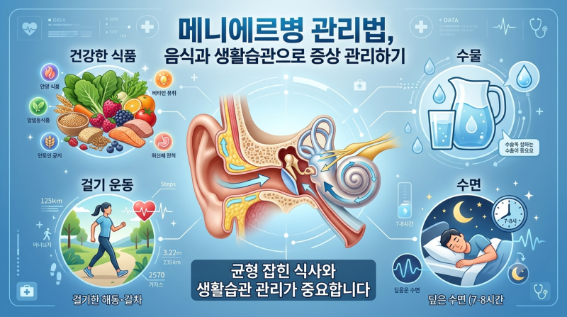 메니에르병 관리법, 음식과 생활습관으로 증상 줄이는 방법 (2편)