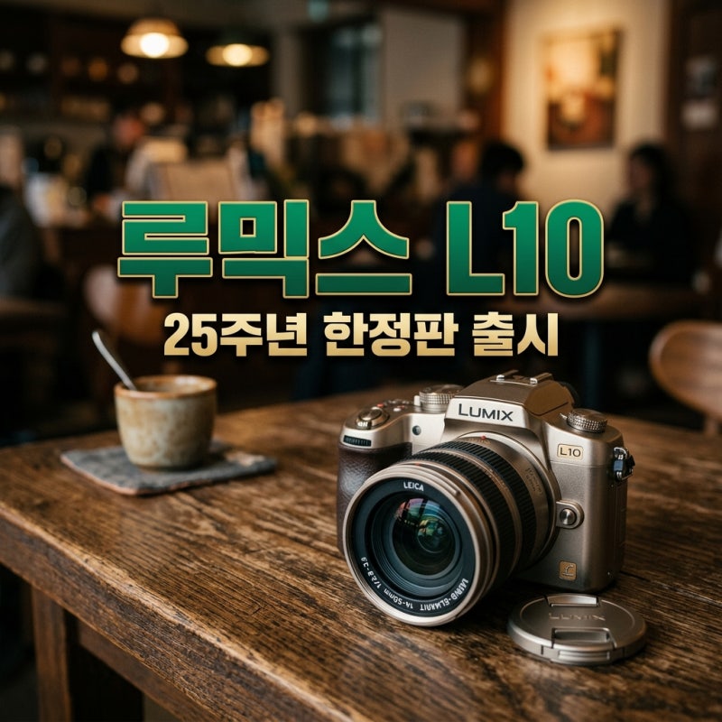 루믹스 L10 가격 209만원 출시 스펙 및 티타늄 골드 에디션 총정리