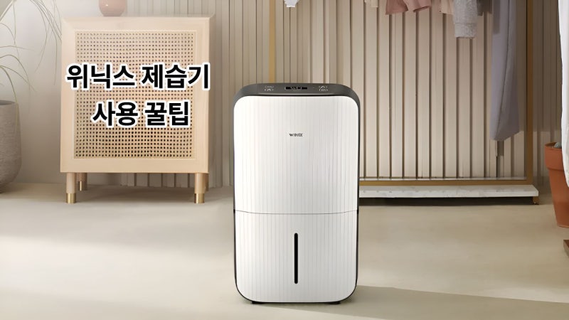 위닉스 제습기 사용법 올바르게 쓰고 한 달 전기세 아끼는 꿀팁