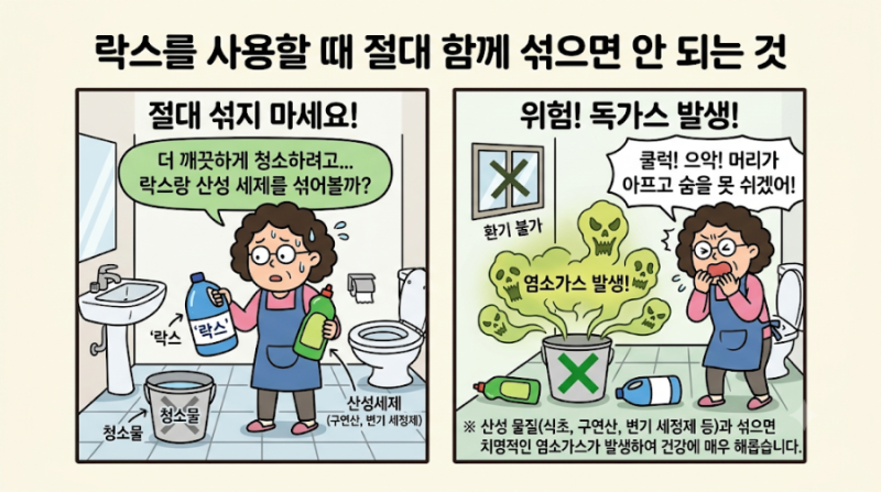 락스를 뜨거운 물과 함께 사용하면 안 되는 이유! 안전하고 효과적인 사용법