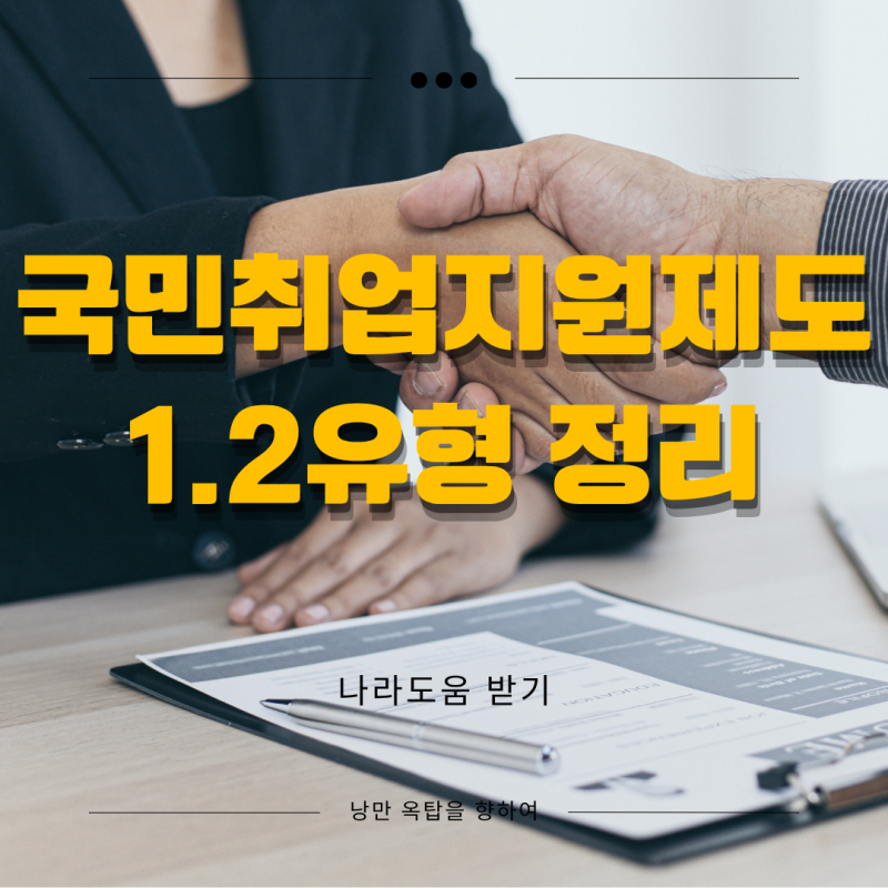 취준생 필독! 2026년 더 강력해진 '국민취업지원제도' 1·2유형 조건부터 인상된 수당 총정리