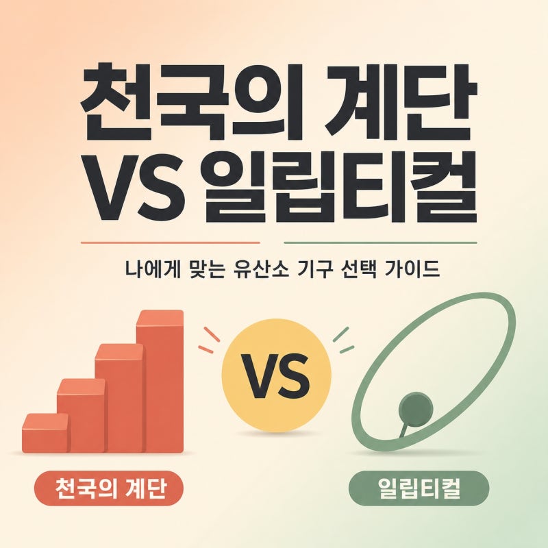 천국의 계단 vs 일립티컬 차이점, 나에게 맞는 유산소 기구 선택 가이드