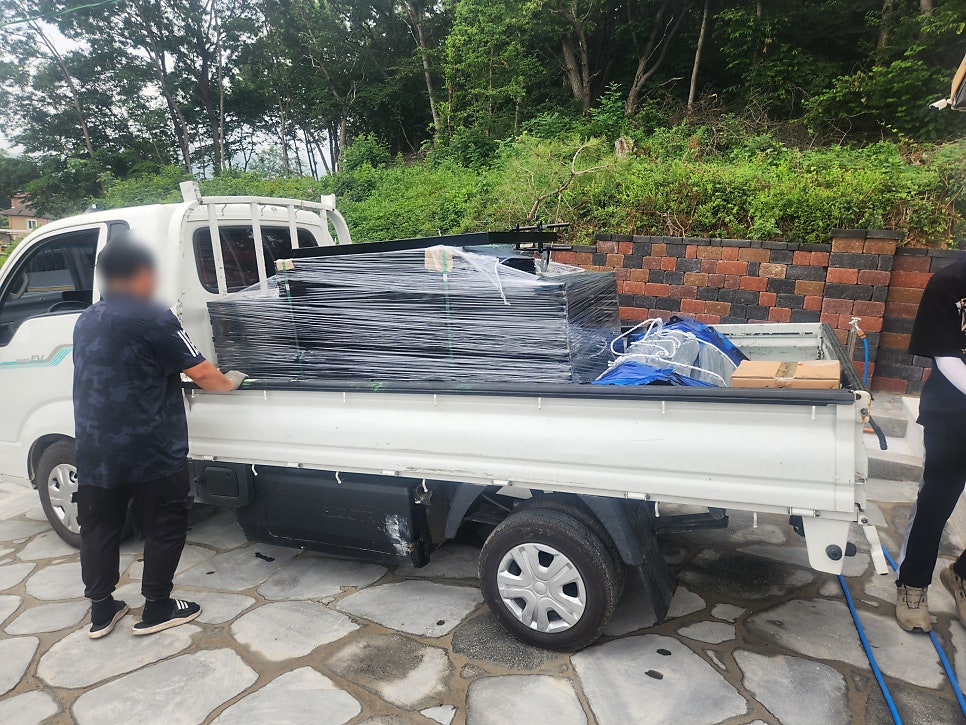 충남 천안휀스 신축 전원주택 안전을 위한 보리수 휀스 설치 완료