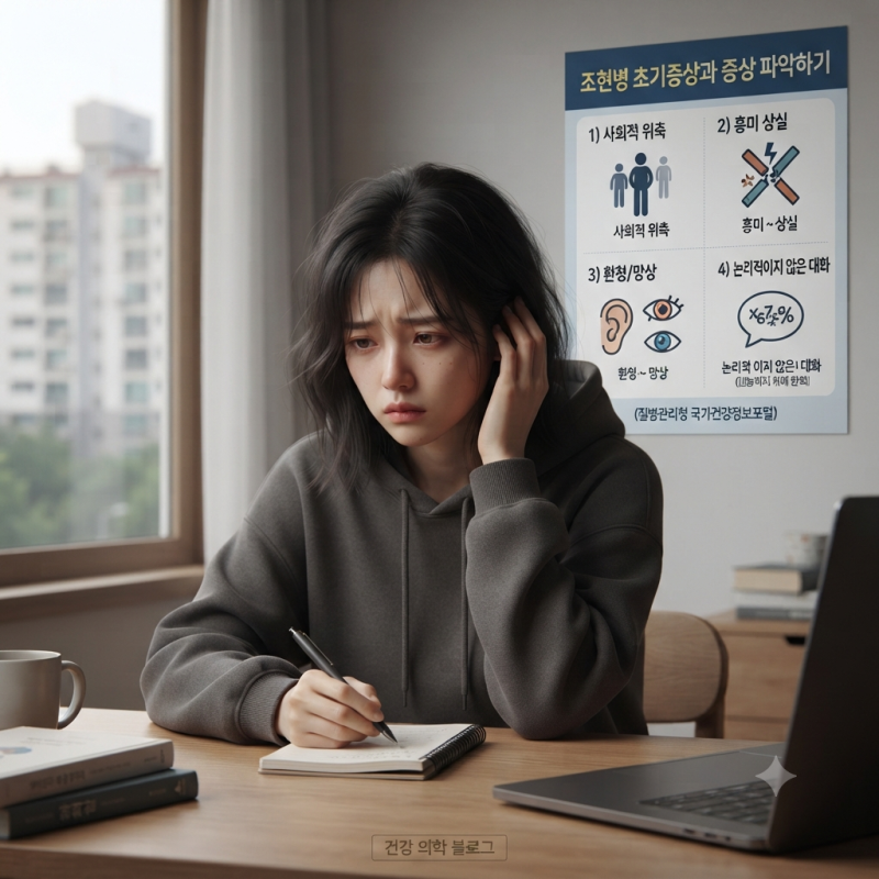 조현병 뜻 원인 초기증상 유전 치료 완치