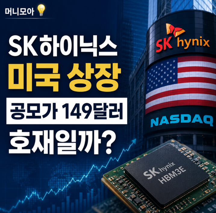 <b>SK하이닉스</b> 미국서 더 높게 평가? ADR <b>공모가</b> 149달러와 주가... 