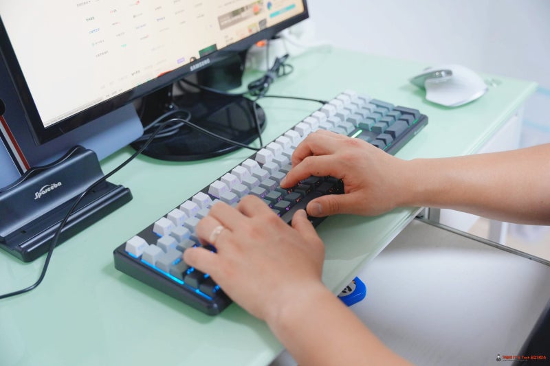 3만 원대 데스크테리어 종결! 주연테크 GK03 프로 측면 각인 멤브레인키보드 타건 찐 후기 (feat....
