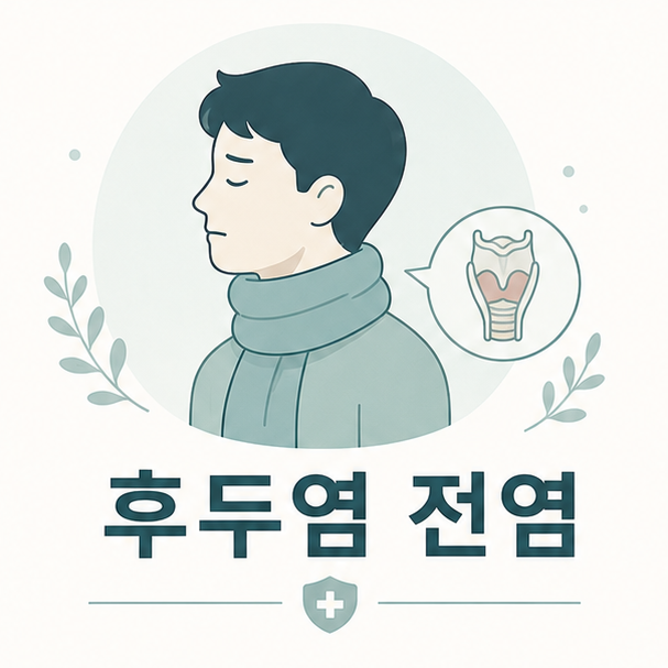 후두염 전염, 옮는 경우와 옮지 않는 경우