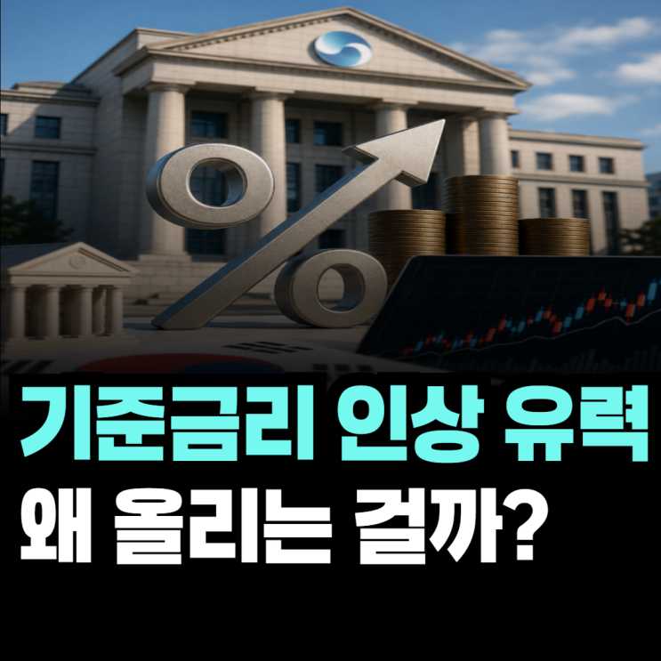 한국은행 기준<b>금리 인상</b> 유력, 왜 올리는 걸까? 증시 영향까지 쉽게 ....