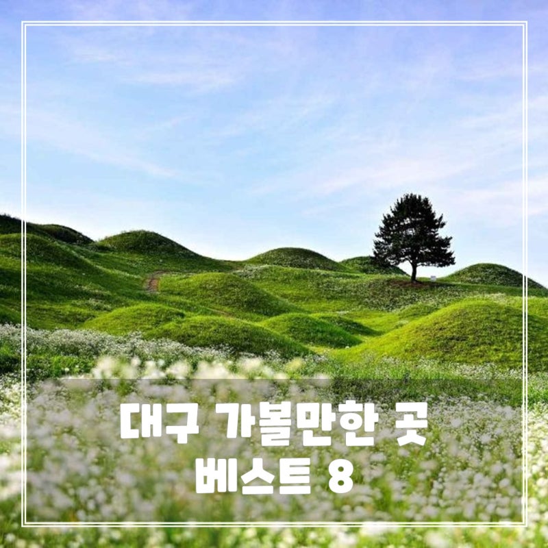 대구 가볼만한곳 베스트 8 - 여행지 추천 리스트