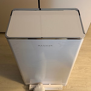 매직캔 히포2 · 오토실링 27L 크롬화이트 · 기저귀 냄새차단
