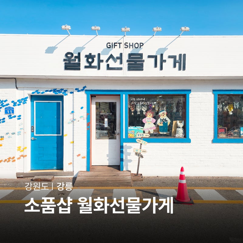 강릉 월화거리 소품샵 추천 월화선물가게 쇼핑