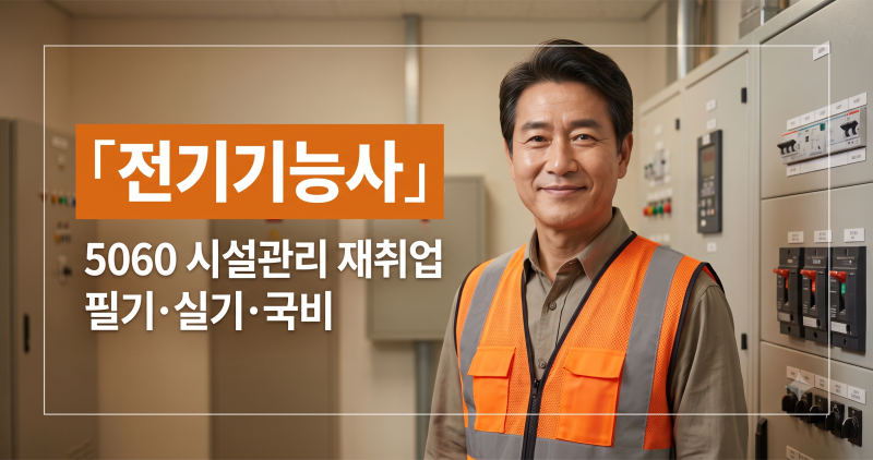 전기기능사, 문과·비전공 5060도 될까? — 필기·실기·시설관리 취업까지